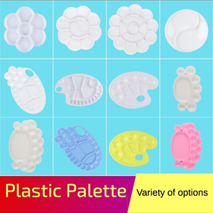 1 <span class=keywords><strong>palette</strong></span> <span class=keywords><strong>de</strong></span> couleurs pour <span class=keywords><strong>peinture</strong></span> artistique motif fleur <span class=keywords><strong>de</strong></span> prunier, seau à pinceaux, plusieurs spécifications et couleurs disponibles - Product Image 3