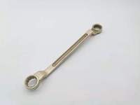 Jeu de clés à douille à double extrémité en bronze d'aluminium anti-étincelle avec anneau en cuivre anti-explosion pour la maintenance industrielle et la sécurité
