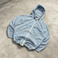 Chaquetas Cortavientos Personalizadas de Fábrica, Ligeras, con Cremallera Completa, Capucha, Antiarrugas, Transpirables, para Senderismo al Aire Libre, Unisex