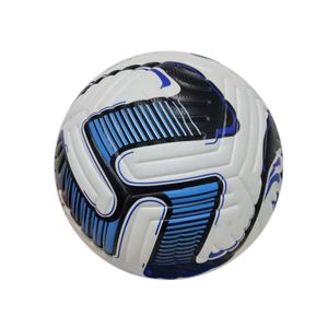 Ballon de football/soccer de haute qualité en PU, taille 5, pour entraînement sportif et matchs officiels, logo personnalisé - Product Image 1