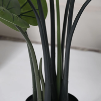 Plante artificielle en pot en plastique, Arbre du Voyageur, écologique, pour aménagement extérieur, décoration de bureau et de jardin, fleurs artificielles, plantes artificielles