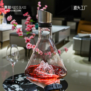 Carafe à vin en cristal Huiyi Glass Iceberg 1,5 L pour la maison, les restaurants et les hôtels - Product Image 5
