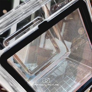 Caja de cría de peces de acrílico transparente de 15x15x15cm-Diseño colgante, se adapta a acuarios para camarones/<span class=keywords><strong>Guppy</strong></span> - Product Image 3