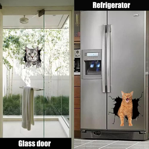 Pegatinas de Gato para Coche, Adhesivos Estáticos Divertidos de Animales para Ventanas, 2 Unidades, Regalos DIY para Decoración de Coche - Product Image 2