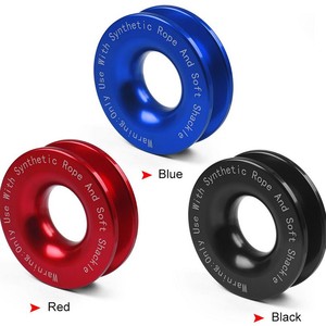 Câble de récupération 45000lbs pour treuil, en métal bleu, avec corde synthétique – Utilisation exclusive - Product Image 1