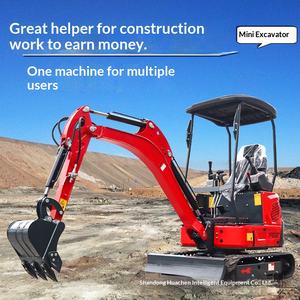 Mini-excavatrice pour tranchées, mini-engin agricole, petite machine à crochet, excavatrice pour vergers et serres, multifonctionnelle - Product Image 1