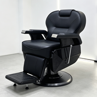 Chaise hydraulique de qualité supérieure, confortable et réglable, pour hommes, pour la coupe de cheveux
