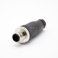 Conectores Hembra M12 de 5 Pines, Cable de Sensor, Conector Circular M8 M12 M16, Impermeable