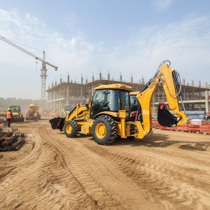 Chargeuse-pelleteuse 4x4 JCB 3CX 4CX CAT 416/420f/430 Modèle 2024 Charge nominale de 2500 kg - Product Image 1