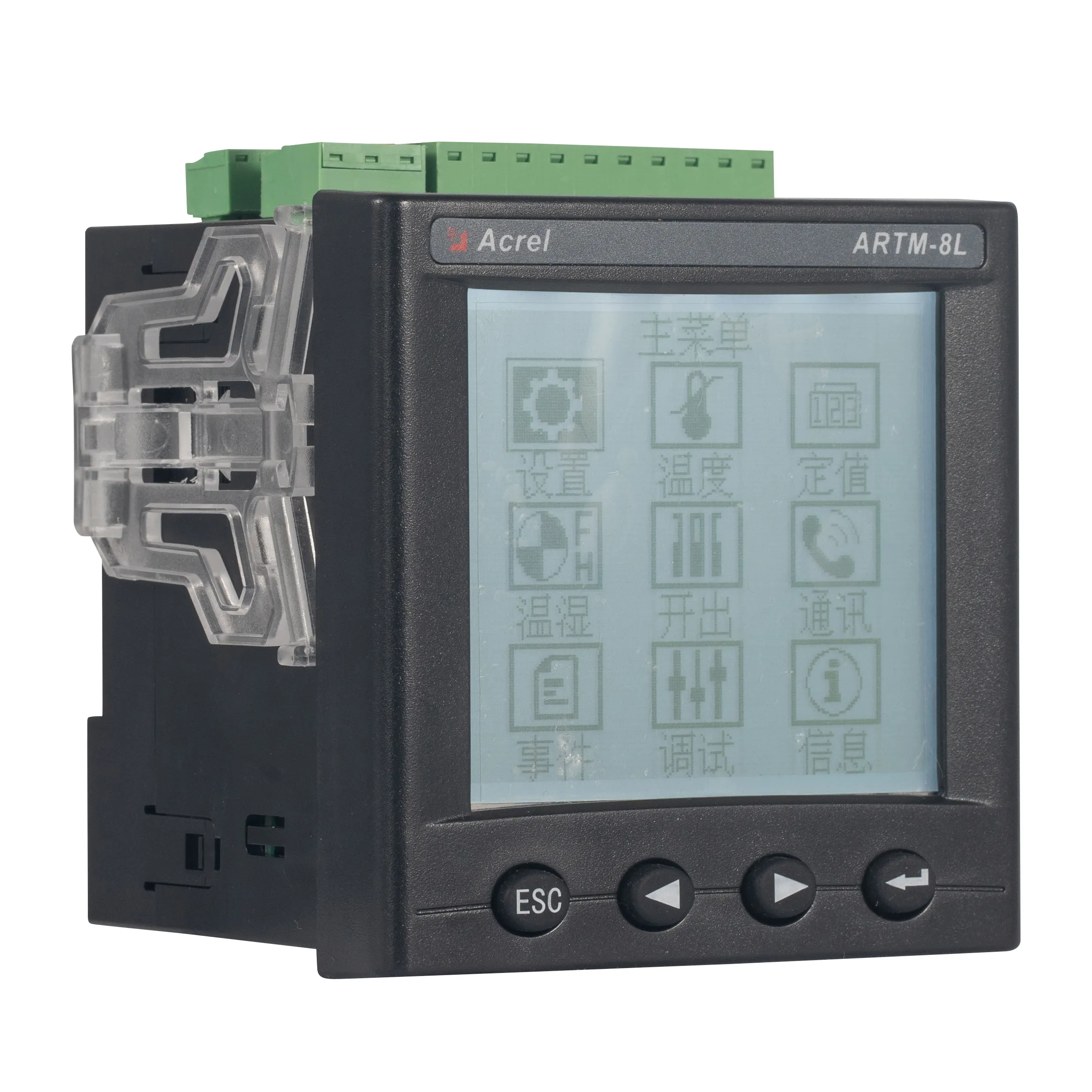 ARTM-8L 온도 순찰 테스터 NTC, PT 100 / PT1000 에 연결된 여러 채널 PT100, 온도 측정.