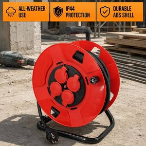 Enrouleur de câble <span class=keywords><strong>étanche</strong></span> IP44 Schuko <span class=keywords><strong>25M</strong></span> - Product Image 6