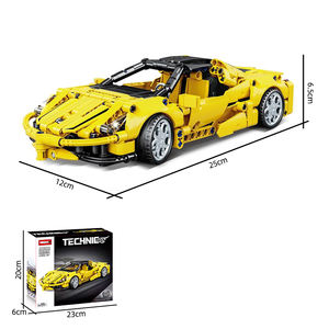 Jouet de voiture de course sportive, bricolage, plastique, assemblage, jouet éducatif, blocs de construction, jouets éducatifs pour enfants - Product Image 4