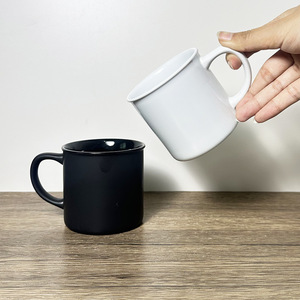 Tazas de cerámica Zibo, porcelana blanca, con impresión de logotipo, para regalo, para café y té, uso general. - Product Image 2