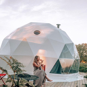 <span class=keywords><strong>Meilleur</strong></span> prix Hôtel Luxe <span class=keywords><strong>Camping</strong></span> Glamping Dôme Tente avec salle de bain - Product Image 1