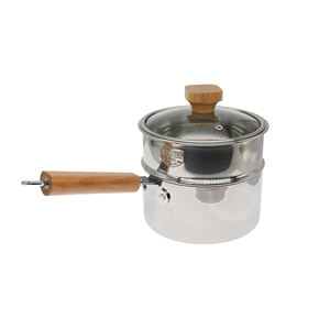 Nouvelle casserole à lait portable, non toxique, avec poignée confortable, en acier inoxydable à trois couches - Product Image 1