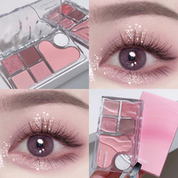 Daimanpu Water Moon Tägliche Schönheit Matte Lidschatten-Palette Zarte rosa Pulverform Fliegt nicht leicht Chemische Zutat