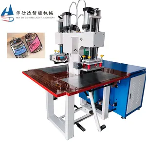 High Frequency PVC Zipper Welding Machine Three-dimensional bag Maker HF Double Welder For Cosmetic Plastic Bags