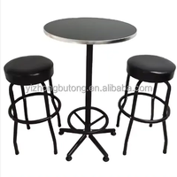 Vente en gros de meubles pour restaurants chaise de bar à usage commercial avec table en aluminium logo personnalisé chaise de casino moderne et antique