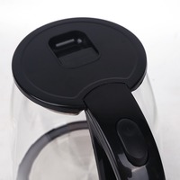 Bouilloire électrique en verre transparent de qualité supérieure avec base antidérapante pour usage domestique