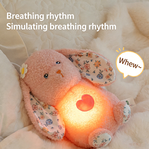 Juguete de Peluche de Conejo de Orejas Largas, Suave y Realista, con <span class=keywords><strong>Música</strong></span> Relajante <span class=keywords><strong>para</strong></span> <span class=keywords><strong>Dormir</strong></span>, Unisex, <span class=keywords><strong>para</strong></span> <span class=keywords><strong>Bebés</strong></span>, Marca HongRuiKe, Pedidos al por Mayor - Product Image 2
