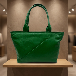 Nouveauté, dernier style, pochette pour femme en cuir véritable durable, imperméable, avec fermeture éclair, BS INTERNATIONAL, capacité 3L+, pour les voyages d'affaires - Product Image 3