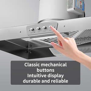 Hotte aspirante murale électrique en acier inoxydable en forme de T, à ventilation, mini, écoénergétique, pour cuisine domestique, vente en gros OEM - Product Image 6