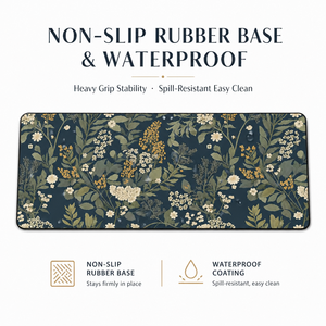 Alfombrilla de Ratón para Juegos <span class=keywords><strong>con</strong></span> Logotipo Personalizado, Floral, XXL, Base de Goma Antideslizante, Impresa por Sublimación, para Oficina - Product Image 5