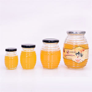 Frascos de Vidrio Transparente para Miel al por Mayor, Personalizados, de 100ml, 250ml, 500ml y 1000ml con Tapas de Rosca, Frascos Redondos de Vidrio para Mermelada - Product Image 3