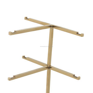 Tùy chỉnh vàng kim loại Kính mát chủ, 5 cặp kính hiển thị <span class=keywords><strong>Rack</strong></span> cho bán lẻ bán buôn - Product Image 3