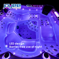 JOYEE Chine usine Villa extérieure Whirlpool Spa 5 Persona Party Sale Piscine Spa extérieur Jardin Massage Bain à remous baignoire extérieure