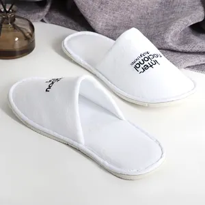 Produttori di Hotel Logo Personalizzato Pantofole Pantofole Di Lusso Set di Servizi