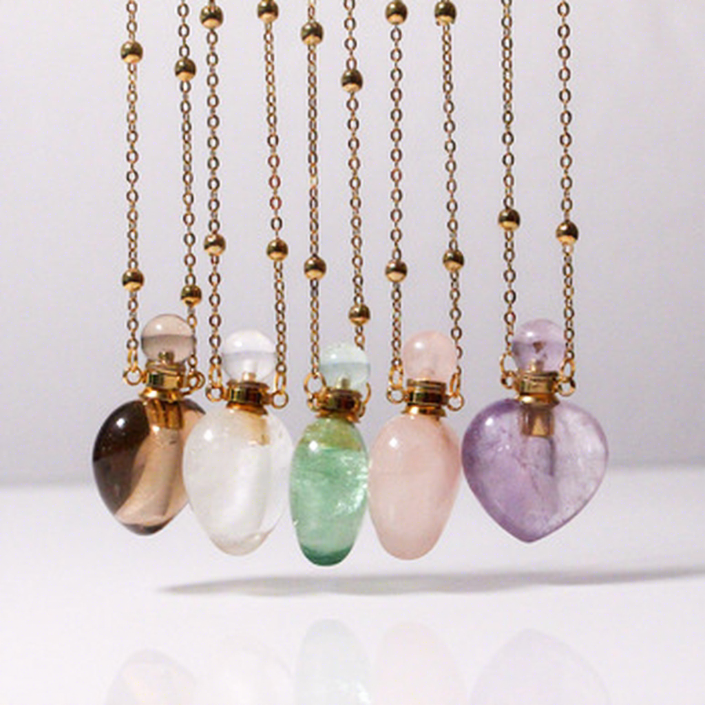 Forme de coeur en quartz rose