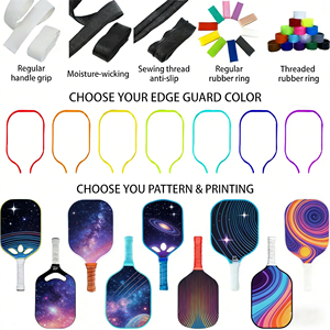 <span class=keywords><strong>Raquette</strong></span> de pickleball en fibre de carbone texturée mate T300, épaisseur 16 mm, durable, haute qualité, portable, fournie par l'usine - Product Image 6