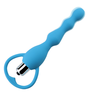 Vibrador Anal Inalámbrico con Control Remoto, Silicona, Perlas Progresivas, Masajeador de Próstata, Una/Diez Frecuencias, 100% Impermeable, Bajo Ruido - Product Image 5