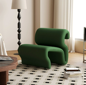 Ghế thư giãn đơn giản, kiểu dáng độc đáo, chất liệu PU, dành cho phòng ngủ, phòng khách, phong cách sống hiện đại, dành cho người nổi tiếng trên mạng. - Product Image 4