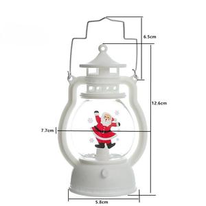 Lanterne à vent de Noël très vendue, décorations, ornements, lampe à bougie électronique LED, lumière de nuit portable, cadeau de Noël - Product Image 4