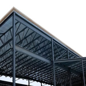 อาคารโกดังโครงสร้างเหล็กสำเร็จรูปขนาด 1000 ตารางเมตร ชุดโครงสร้างเหล็กสำเร็จรูป - Product Image 4