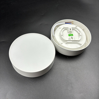 Plafonnier LED encastré mince 3W 5W 6W, panneau rond intérieur, température de couleur sélectionnable 3CCT, design moderne, base en plastique