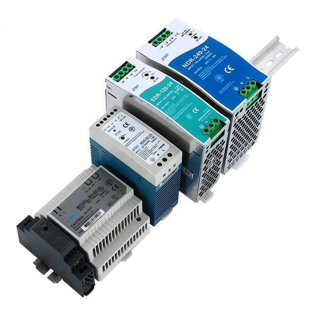 ZTAO AC-DC 60W/15W/40W/120W/240W 24V 2.5A DIN Rail Single Output Industrial Switch Power Supply 100-264VAC CE/FCC/ROHS for