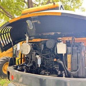 90% NEW Used Hyundai R60WVS <b>Mini</b> Size Wheeled type Excavator R55 R75 R80 R215vs R220 in stock - Product Image 4