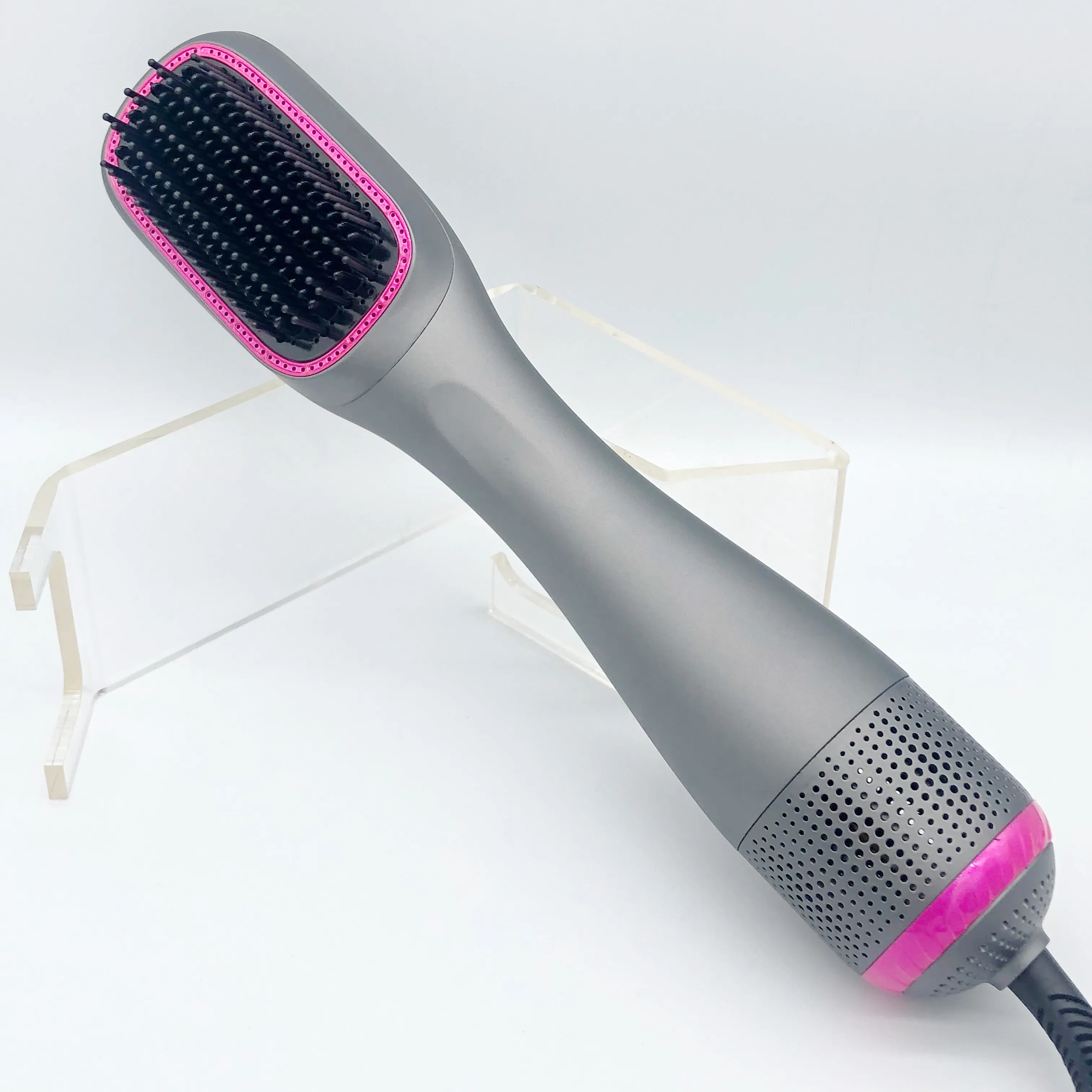 Negative Ionen Cepillo Dryer abnehmbar feuchtigkeitsspendendes Haar heißluft Bürstentrockner