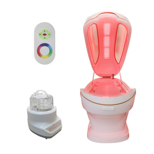 Capsule de sauna à vapeur en acrylique Lingvita au prix d'usine avec écran tactile LCD pour <span class=keywords><strong>salon</strong></span> de beauté - Product Image 5