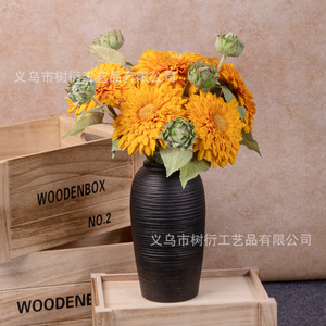 Fleurs artificielles, bouquet de fleurs en soie Primrose, décoration de mariage, décoration de la maison, artisanat de tissage, Chine - Product Image 4