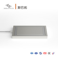 Sensor de Fuerza de Placa Plana SIMBATOUCH, Acero Inoxidable/Aleación de Aluminio, Alta Precisión, 0.1% de Exactitud, Rango de 1/2/4/5T, Fijación con Orificio para Tornillo