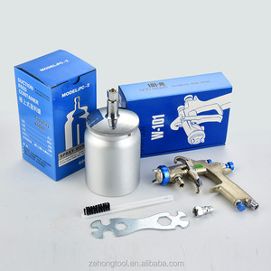 <span class=keywords><strong>Pistola</strong></span> de Pulverización <span class=keywords><strong>HVLP</strong></span> W-101, Pulverizador Manual, <span class=keywords><strong>Pistola</strong></span> de Aire por Gravedad con Boquilla de 1.3mm, Alta Eficiencia - Product Image 6