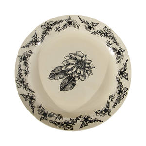 Assiette en céramique pour la maison et la cuisine, assiette à thé de l'après-midi, assiette à dessert supérieure, assiette à petit-déjeuner - Product Image 1