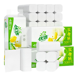 Venta al por mayor 10 rollos de rollo de toalla de papel sin núcleo preferiblemente para uso doméstico pañuelos de papel higiénico - Product Image 4