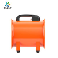 Ventilateur axial industriel électrique à lame en fonte 220V/380V, portable, avec conduit flexible
