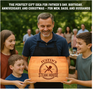 Planche à découper en bois en forme de pare-brise gravée au laser sur mesure, plateau personnalisé pour fromages et steaks, idéal pour supermarchés, boutiques de cadeaux et détaillants - Product Image 3