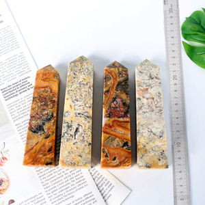 หินคริสตัลโอเบลิสก์แบบขายส่ง หินอะเกตลายลูกไม้แบบกำหนดเองสำหรับตกแต่ง - Product Image 4